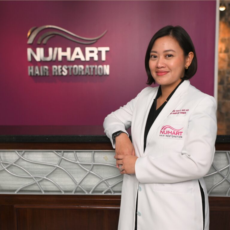 Dr. Charmagne Ross E. Bato-Salinas, Nu/Hart senior hair transplant surgeon